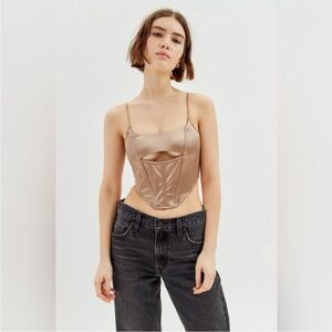Urban Outfitters Brown/Tan Corset